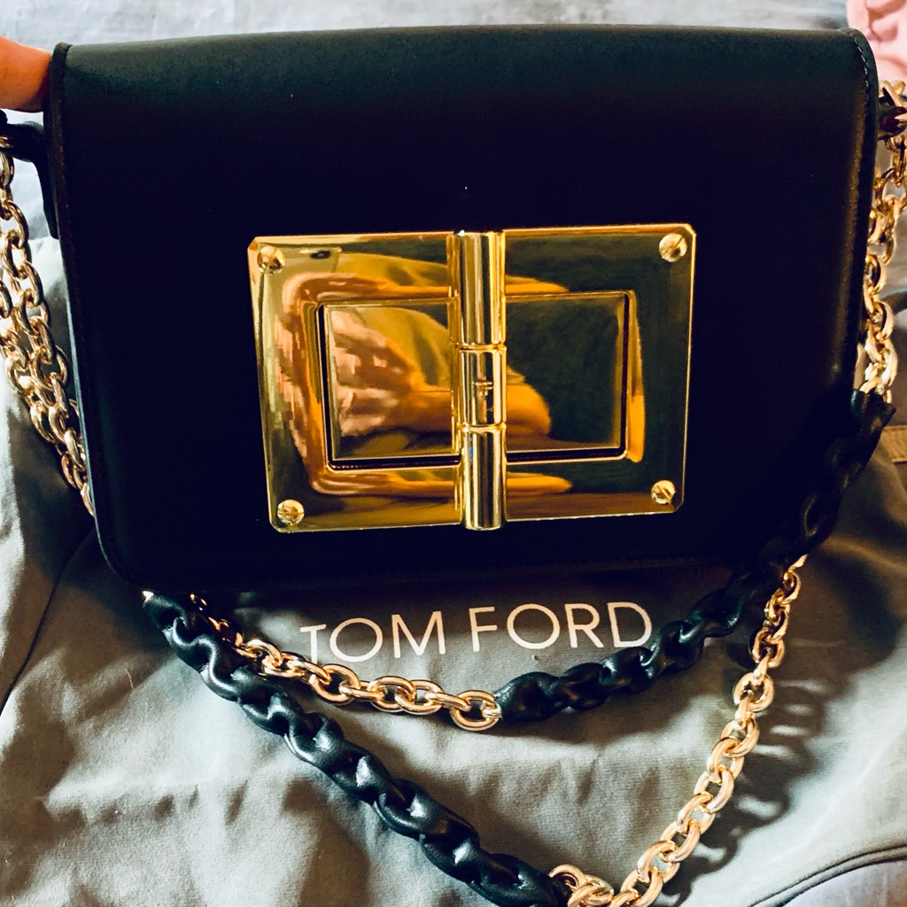 Tom Ford Signature Natalia Black Leather